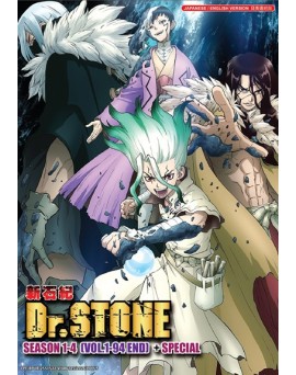 ENG DUB * DR. STONE SEASON 1-4  VOL.1-94 END + SPECIAL 